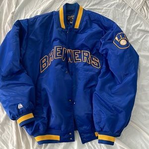 Milwaukee Brewers, Cooperstown jacket XXL. GREAT CONDITION
